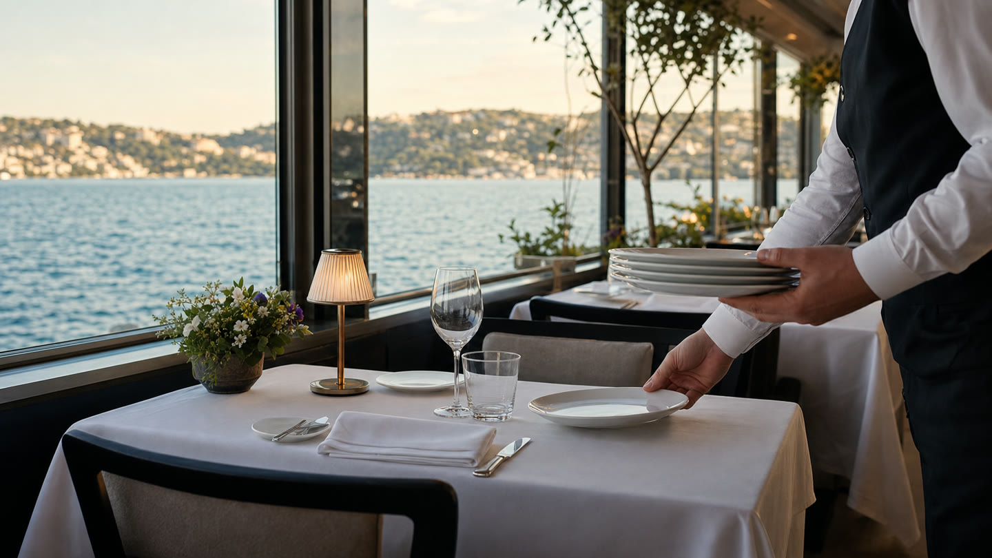 Therapia restoran deneyiminden sinematik sahne